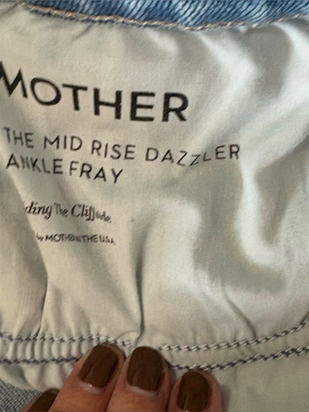 MOTHER mid rise